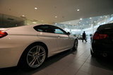 25 November 2011 - Automobiles are seen in the showroom of Auto West BMW, in Richmond, B.C., Canada. Credit: Adrian Brown - N49Photo.