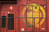 21 May 2012 - The Canadian Pacific Railway logo is seen on the side of a CPR locomotive stopped on tracks at Deltaport, in Delta, B.C., Canada. Credit: Adrian Brown - N49Photo.