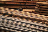 21 July 2012 - Wood products are seen at a Stella-Jones operations and wood treating facility in New Westminster, B.C., Canada. Credit: Adrian Brown - N49Photo.