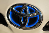 20 August 2012 - The Toyota logo is seen on the front of a vehicle at Peace Arch Toyota, in Surrey, B.C., Canada. Credit: Adrian Brown - N49Photo.