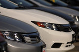 23 August 2012 - Vehicles are seen in the lot at White Rock Honda, in Surrey, B.C., Canada. Credit: Adrian Brown - N49Photo.