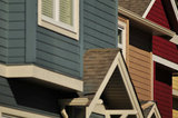 07 September 2012 - A row of new homes is seen in a subdivision in Surrey, B.C., Canada. Credit: Adrian Brown - N49Photo.
